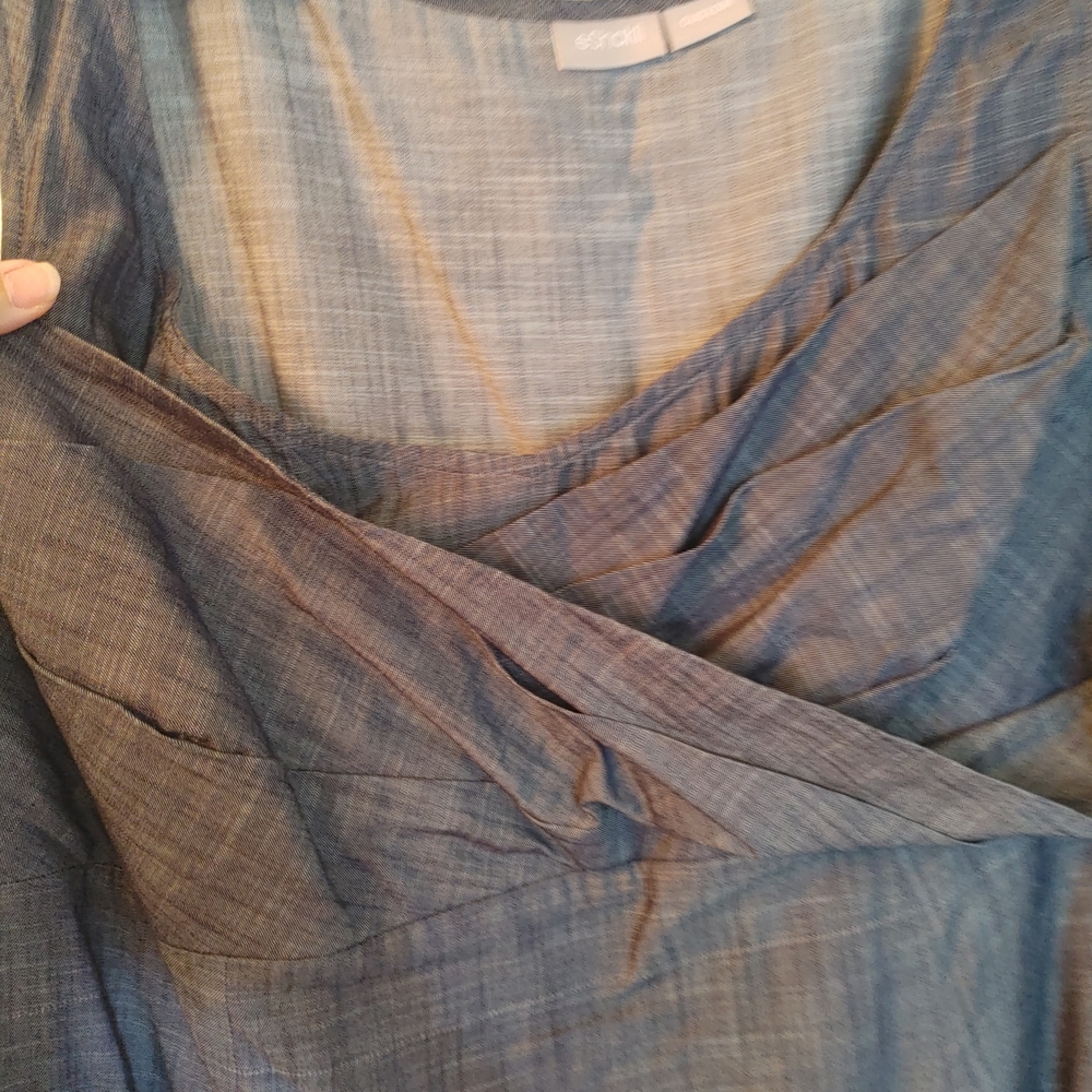 Blue Sleeveless Dress - Picture 4 of 7